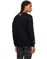 schwarzes Sweatshirt von AAPE BY A BATHING APE