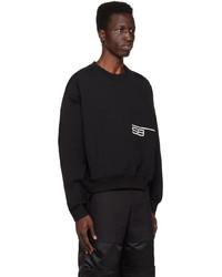 schwarzes Sweatshirt von Spencer Badu