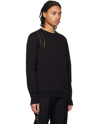 schwarzes Sweatshirt von Alexander McQueen