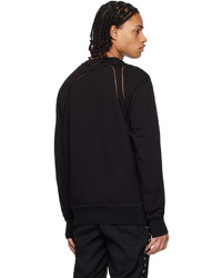 schwarzes Sweatshirt von Alexander McQueen