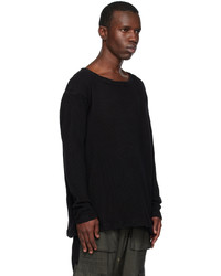 schwarzes Sweatshirt von Greg Lauren