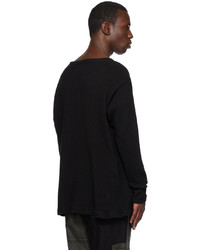 schwarzes Sweatshirt von Greg Lauren