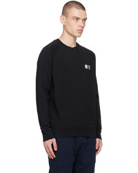 schwarzes Sweatshirt von MAISON KITSUNÉ