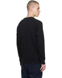 schwarzes Sweatshirt von MAISON KITSUNÉ