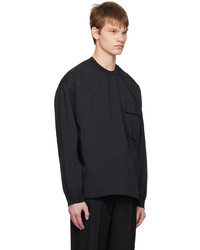 schwarzes Sweatshirt von Solid Homme