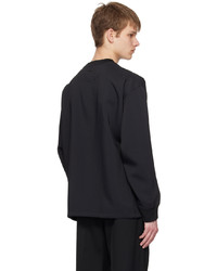 schwarzes Sweatshirt von Solid Homme