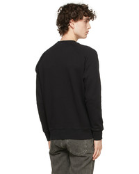 schwarzes Sweatshirt von MAISON KITSUNÉ