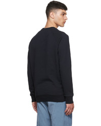 schwarzes Sweatshirt von MAISON KITSUNÉ