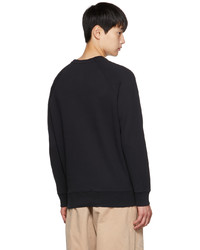 schwarzes Sweatshirt von MAISON KITSUNÉ