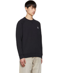 schwarzes Sweatshirt von MAISON KITSUNÉ