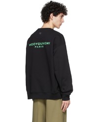 schwarzes Sweatshirt von Wooyoungmi