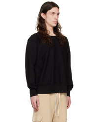 schwarzes Sweatshirt von Les Tien
