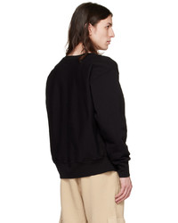 schwarzes Sweatshirt von Les Tien