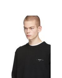 schwarzes Sweatshirt von Off-White