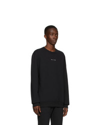 schwarzes Sweatshirt von 1017 Alyx 9Sm