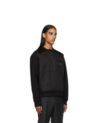 schwarzes Sweatshirt von Prada