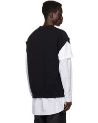 schwarzes Sweatshirt von MM6 MAISON MARGIELA