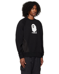 schwarzes Sweatshirt von BAPE