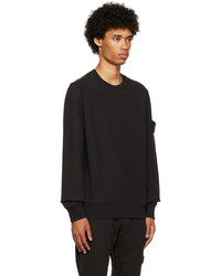 schwarzes Sweatshirt von Stone Island