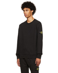 schwarzes Sweatshirt von Stone Island