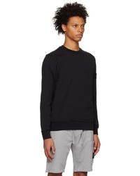 schwarzes Sweatshirt von Stone Island