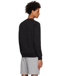 schwarzes Sweatshirt von Stone Island