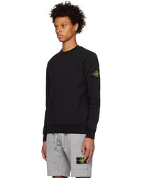 schwarzes Sweatshirt von Stone Island