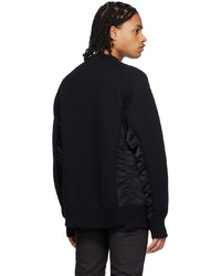 schwarzes Sweatshirt von Sacai