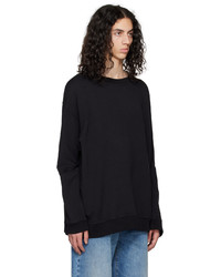 schwarzes Sweatshirt von Marina Yee