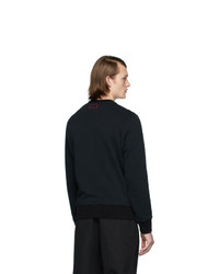 schwarzes Sweatshirt von Alexander McQueen