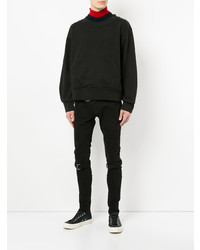 schwarzes Sweatshirt von Mr. Completely