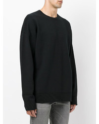 schwarzes Sweatshirt von Helmut Lang