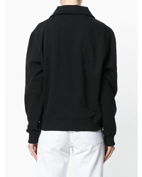 schwarzes Sweatshirt von Courreges