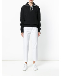 schwarzes Sweatshirt von Courreges