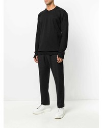 schwarzes Sweatshirt von 11 By Boris Bidjan Saberi