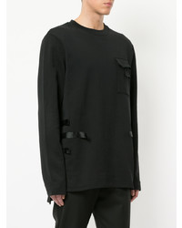 schwarzes Sweatshirt von Matthew Miller