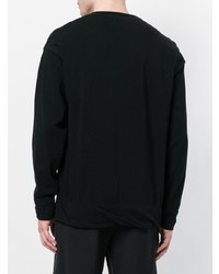 schwarzes Sweatshirt von Laneus