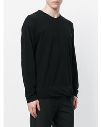 schwarzes Sweatshirt von Laneus