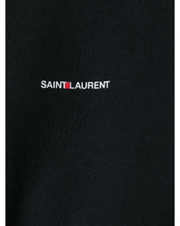 schwarzes Sweatshirt von Saint Laurent