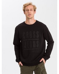 schwarzes Sweatshirt von Cross Jeans
