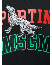 schwarzes Sweatshirt von MSGM