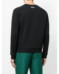 schwarzes Sweatshirt von MSGM