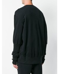 schwarzes Sweatshirt von Ann Demeulemeester