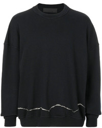 schwarzes Sweatshirt von Haider Ackermann