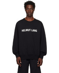 schwarzes Sweatshirt von Helmut Lang