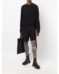 schwarzes Sweatshirt von Rick Owens DRKSHDW