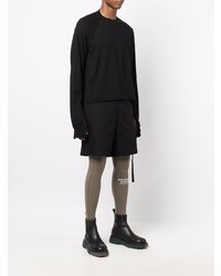 schwarzes Sweatshirt von Rick Owens DRKSHDW