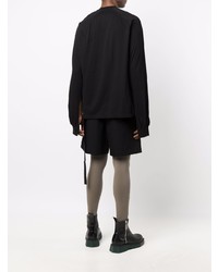 schwarzes Sweatshirt von Rick Owens DRKSHDW