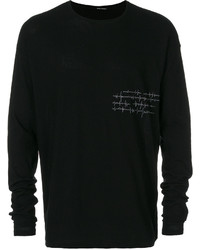 schwarzes Sweatshirt von Isabel Benenato