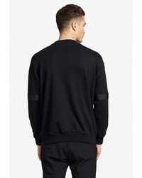schwarzes Sweatshirt von khujo